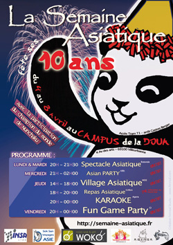 Affiche Semaine Asiatique