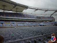 Stade vu depuis l'entrée du stade